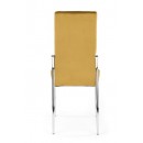 Стул HALMAR K416 горчичный/хром